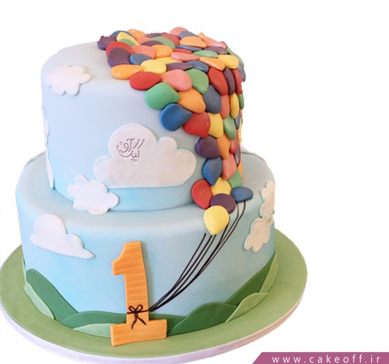 کیک تولد یکسالگی آرزو ها | کیک آف