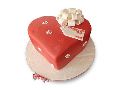 کیک عاشقانه مهرت - کیک سالگرد ازدواج | کیک آف