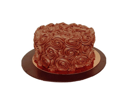 سفارش اینترنتی کیک - کیک عاشقانه رز گلد | کیک آف