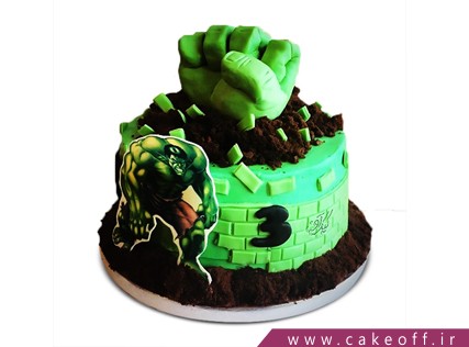 کیک تولد پسرانه - کیک هالک 1 | کیک آف