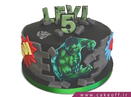 جدیدترین کیک تولد پسرانه - کیک هالک 4 | کیک آف