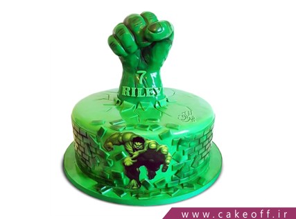 مدل کیک پسرانه - کیک هالک 5 | کیک آف