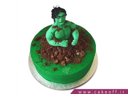 کیک تولد پسرانه - کیک پسرانه هالک 8 | کیک آف
