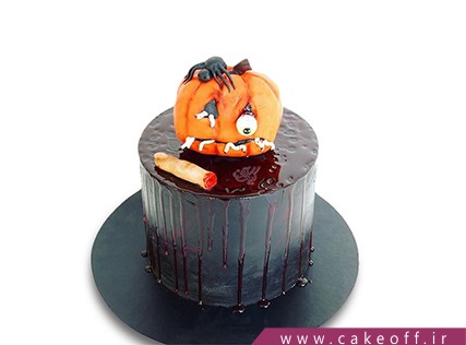 کیک وحشتناک - کیک هالوین - کیک کدو حلوایی آدم خوار | کیک آف