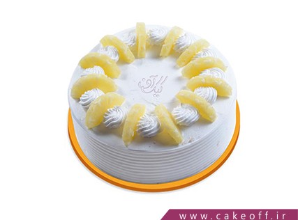 کیک با تزیین میوه - کیک حلقه‌ی پرتقال ها | کیک آف