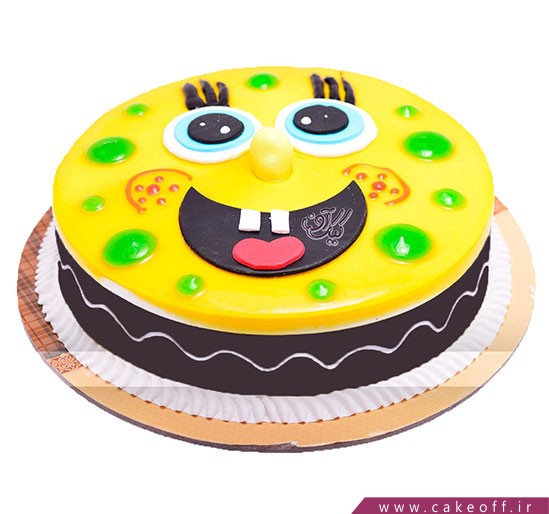  کیک باب اسفنجی تپل 