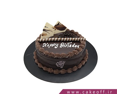 کیک تولد زیبا - کیک شکلاتی جانان | کیک آف