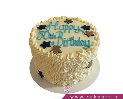 کیک زیبا - کیک تولد ستاره های شب | کیک آف