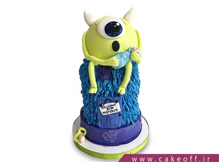 کیک شخصیت های کارتونی - کیک کارخانه هیولاها 8 | کیک آف