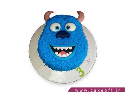 کیک شخصیت های کارتونی - کیک کارخانه هیولاها 10 | کیک آف