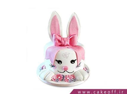 کیک تولد حیوانات - کیک خرگوش 4 | کیک آف