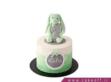 کیک تولد بچه گانه - کیک خرگوش 21 | کیک آف