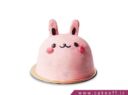 کیک تولد بچگانه - کیک خرگوش 25 | کیک آف