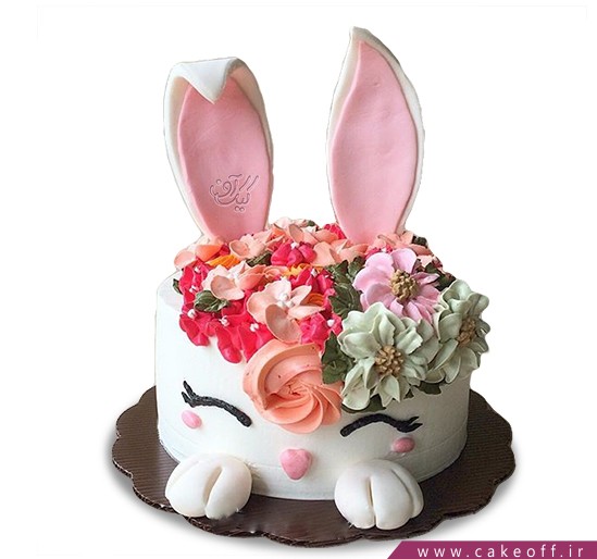کیک تولد حیوانات - کیک خرگوش ۹ | کیک آف