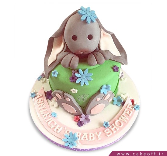 کیک تولد بچگانه - کیک خرگوش 28 | کیک آف