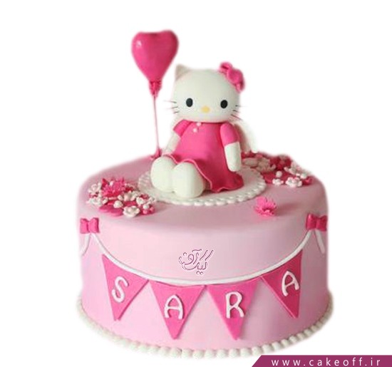 کیک دخترانه کیتی در جشن تولد 