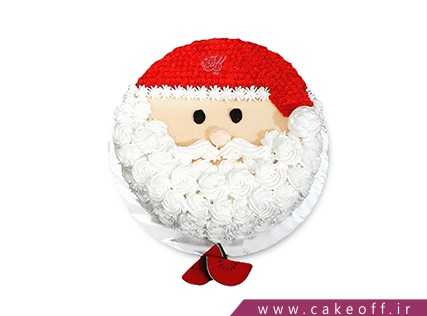 کیک جشن کریسمس - کیک منتظر بابانوئل بمان | کیک آف