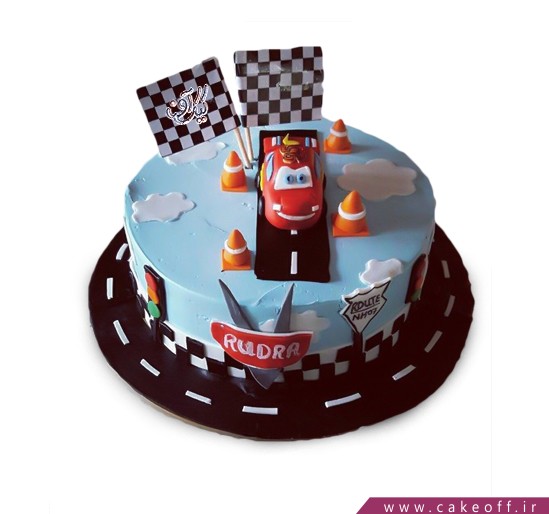 کیک ماشین - کیک تولد مک کویین ۴ | کیک آف