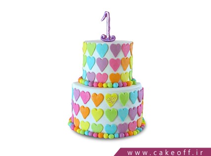 کیک فانتزی - کیک عاشقانه بهترین من | کیک آف