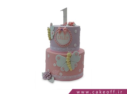 کیک تولد کودک - کیک دخترانه کیک آمولای | کیک آف