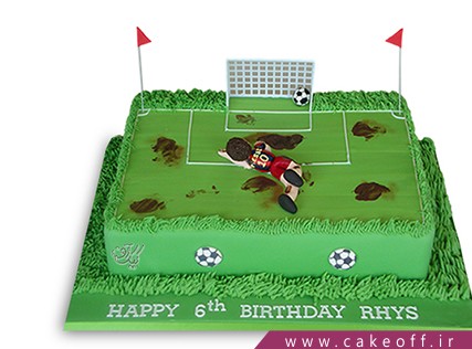 کیک ورزشی - کیک تولد فوتبالی سوباسا | کیک آف
