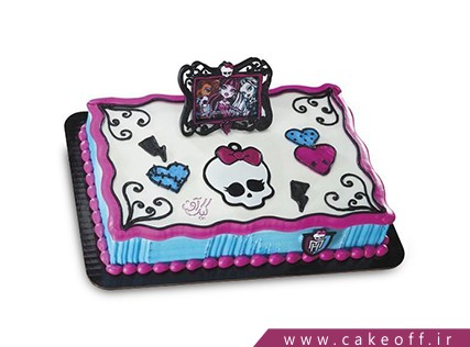 خرید کیک تولد - کیک کارتونی مانستر های 1 | کیک آف