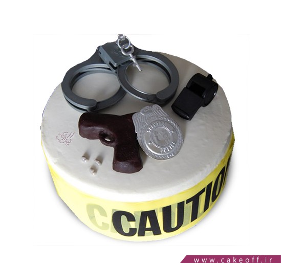 کیک تولد پلیس - کیک کاراگاه جان | کیک آف