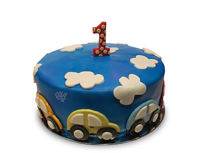 کیک تولد بچه گانه - کیک ماشین ها | کیک آف