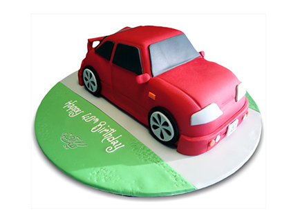 کیک تولد پسرانه - کیک ماشین تک سوار | کیک آف