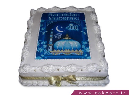 کیک ماه رمضان - کیک به رنگ خدا | کیک آف