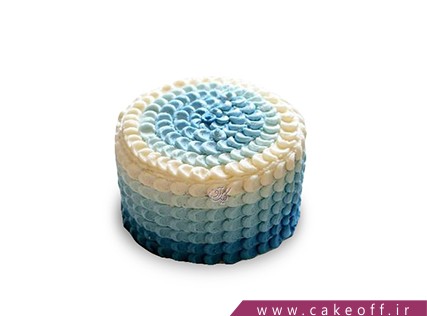 سفارش کیک آنلاین - کیک موج های آرام | کیک آف