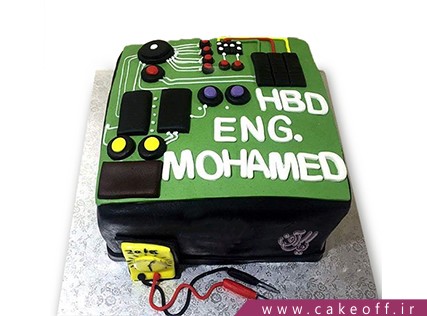 کیک روز مهندس - کیک قانون اهم | کیک آف
