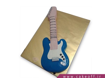 کیک تولد موسیقی - کیک گیتار جف بک | کیک آف