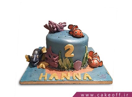 کیک کارتونی ماهی نمو 15 | کیک آف