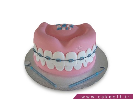 کیک روز پزشک - کیک روز دندانپزشک - کیک ارتودونسی | کیک آف