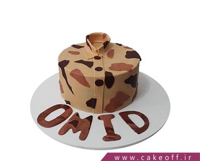 کیک پایان خدمت - کیک سرباز جنتلمن | کیک آف
