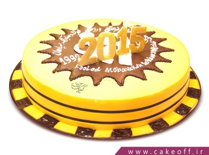 کیک فوتبالی - کیک سپاهان - کیک زرد قهرمان | کیک آف