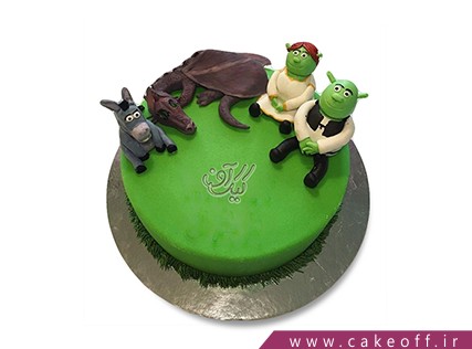 کیک تولد بچه گانه شرک 2 | کیک آف