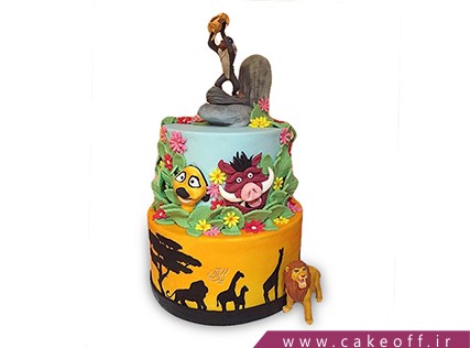 کیک تولد کودک - کیک شیر شاه 7 | کیک آف