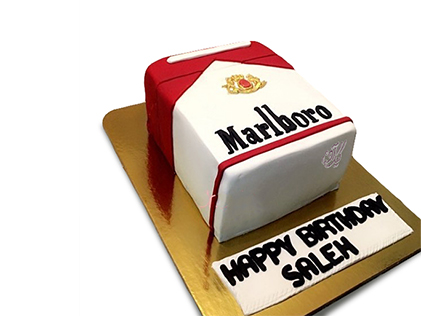 کیک روز مرد - کیک سیگار کمتر، زندگی بهتر | کیک آف