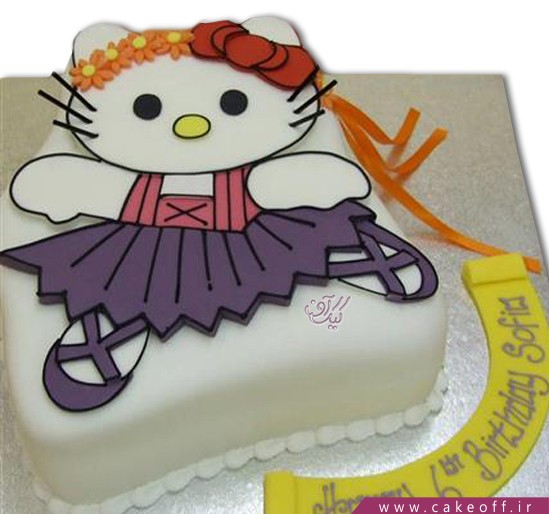 کیک تولد کیتی بالرین 