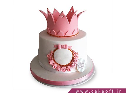 کیک روز دختر - کیک تاج صورتی | کیک آف