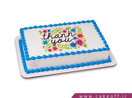 سفارش چاپ عکس روی کیک در اصفهان - کیک باغ گلها | کیک آف