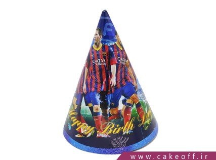 کلاه تولد پسرانه - کلاه تولد بارسلونا | کیک آف