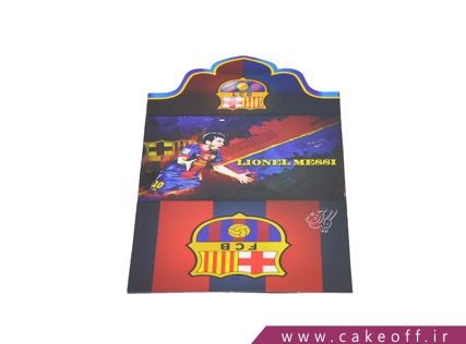 کارت دعوت تولد - تم بارسلونا | کیک آف