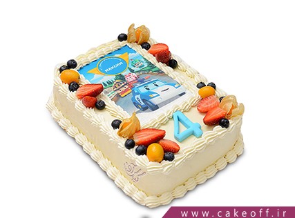 سفارش کیک ماشین - کیک تولد مک کویین 2 | کیک آف