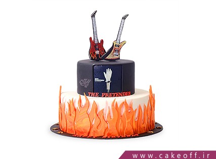 کیک تولد موسیقی - کیک راک استارز | کیک آف