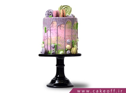 سفارش کیک اینترنتی - کیک چکه ای شادانه | کیک آف