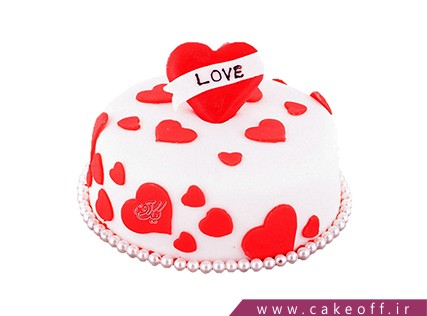 کیک عاشقانه قلبم می تپد | کیک آف