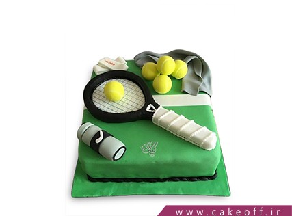 کیک تولد ورزشی - کیک راکت تنیس 2 | کیک آف
